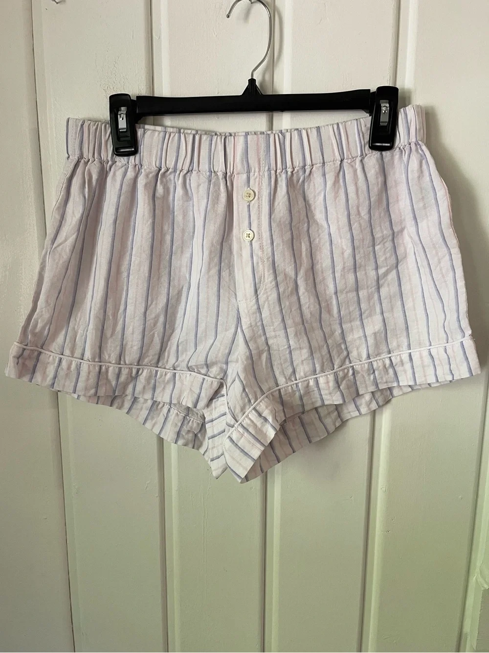 J.crew Re-Imagined Linen Blend Pajama Shorts